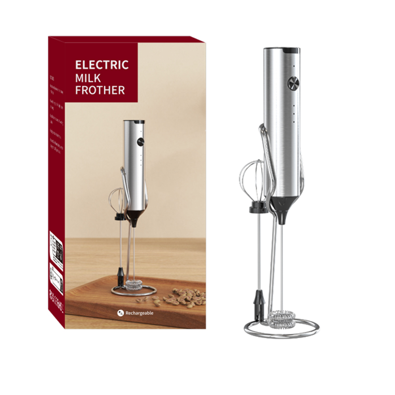 Immersion Hand Blender Set - Беспроводной электрический мини-вспениватель молока, венчик для