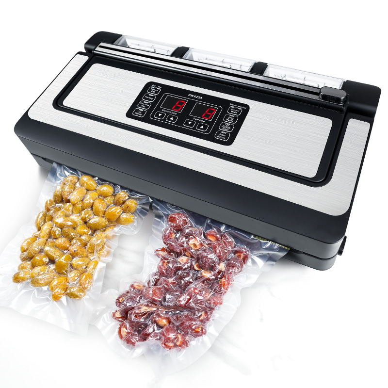 Food Vacuum Sealer Machine - Кухонный вакуумный упаковщик для продуктов с