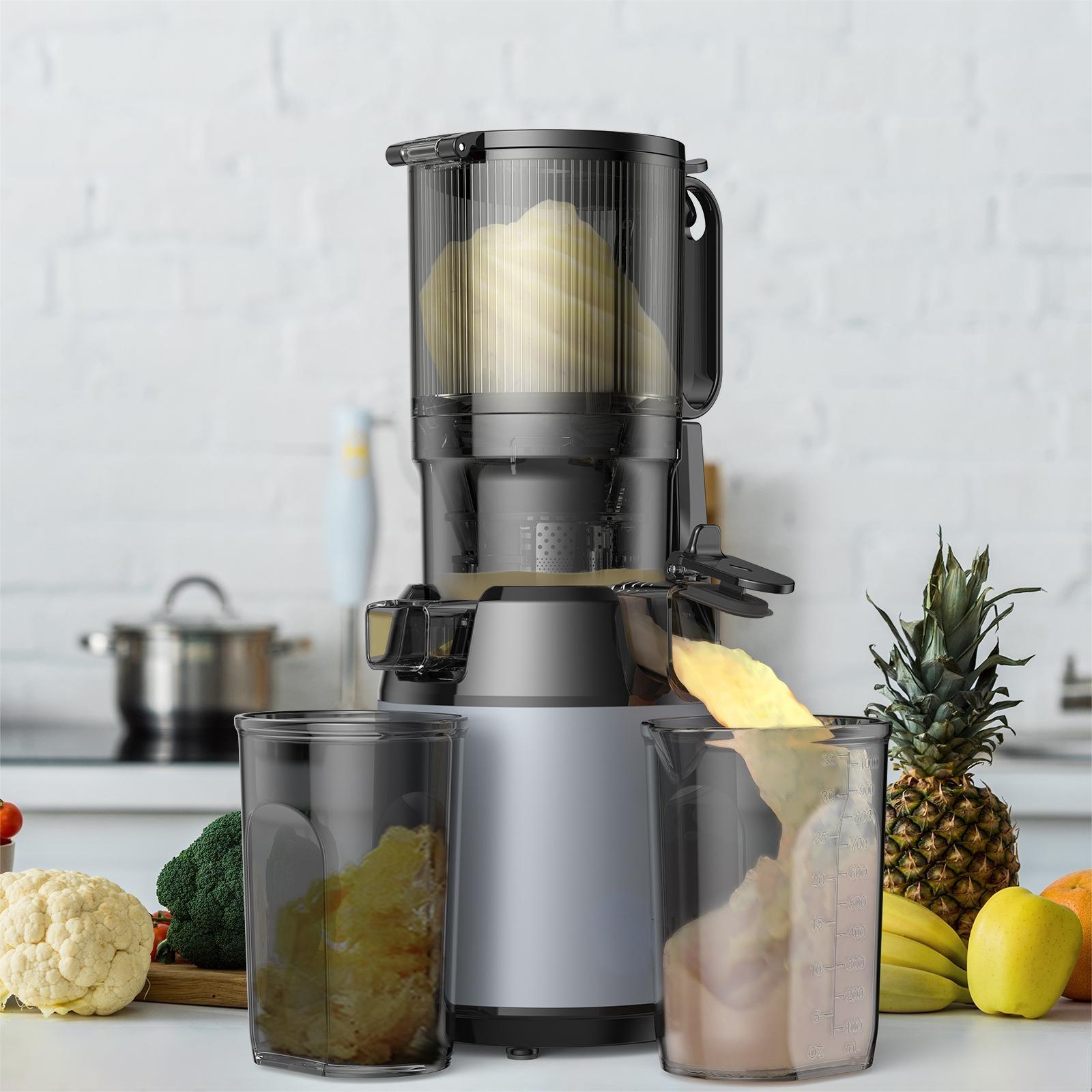 Electric Slow Juicer Cold Press - Коммерческая электрическая мини-соковыжималка для холодного отжима,
