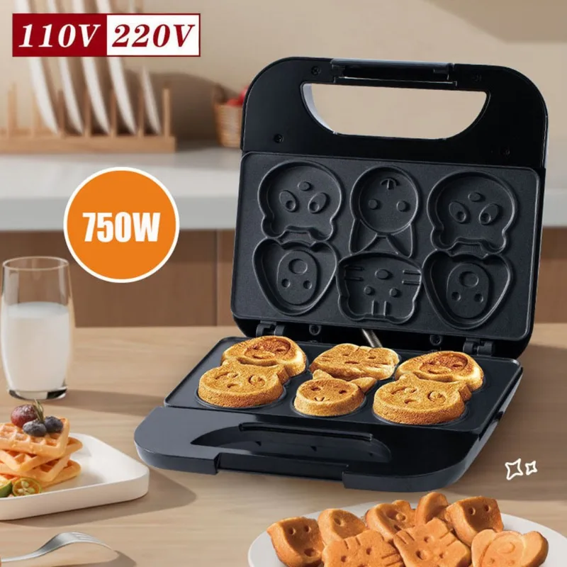 Mini Waffle Maker Machine - Бытовая мультиформа для выпечки в форме