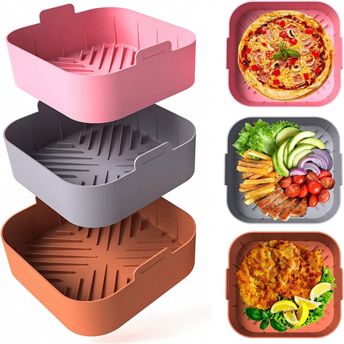 Силиконовые вкладыши для аэроф – обзор и цена Air Fryer Silicone Pot Liner