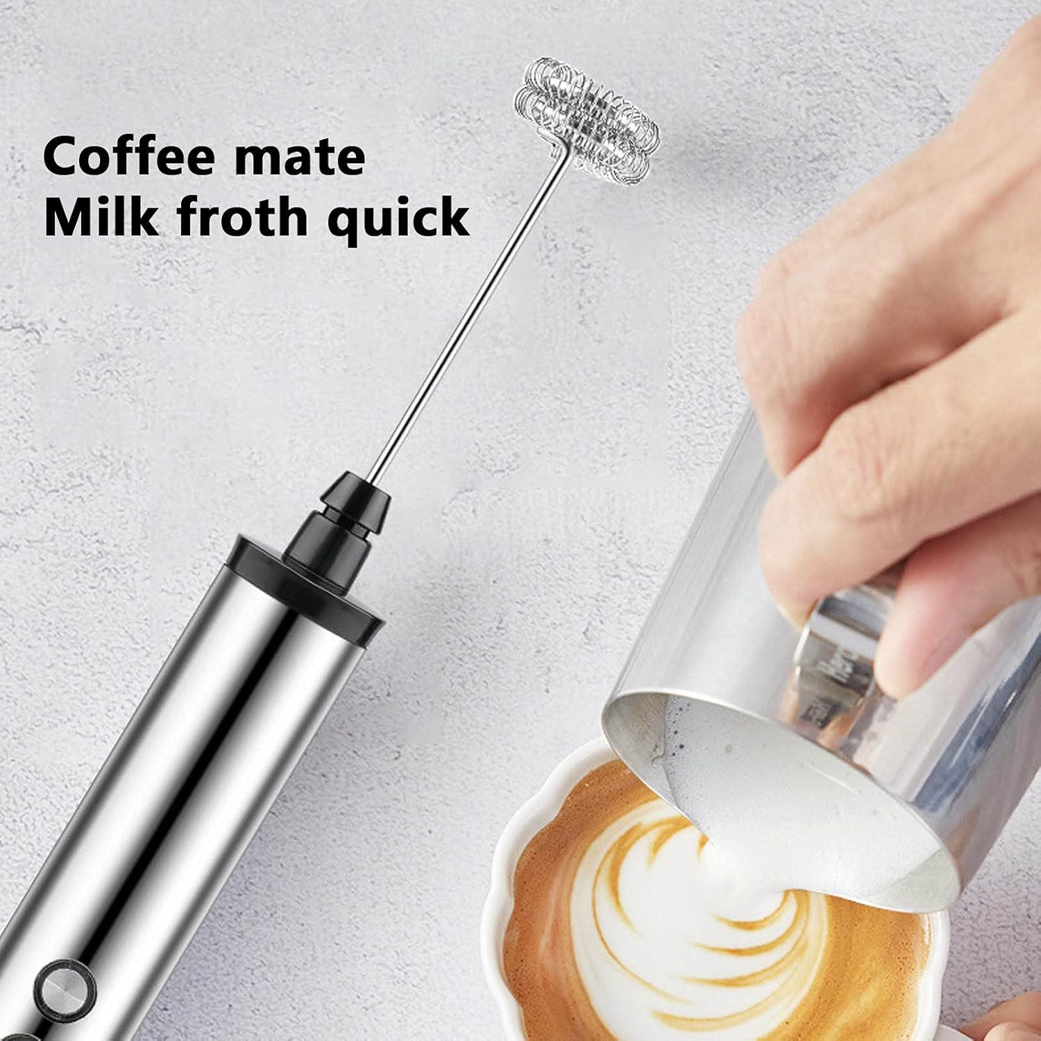 Электрический ручной миксер-вс – обзор и цена Electric Milk Frother Handheld