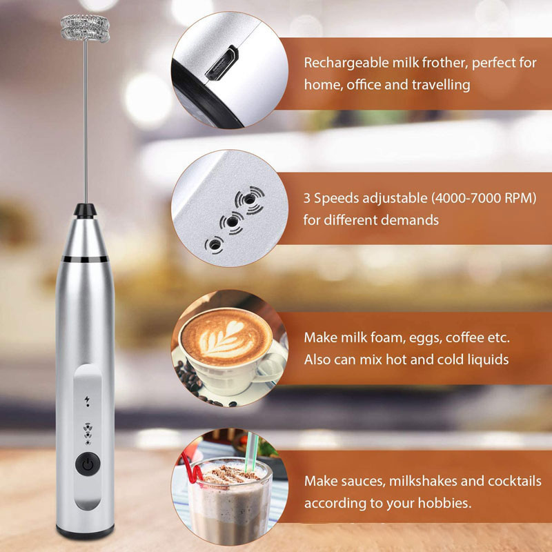 Мини-электрический ручной вспе – обзор и цена Portable Blender Usb Rechargeable