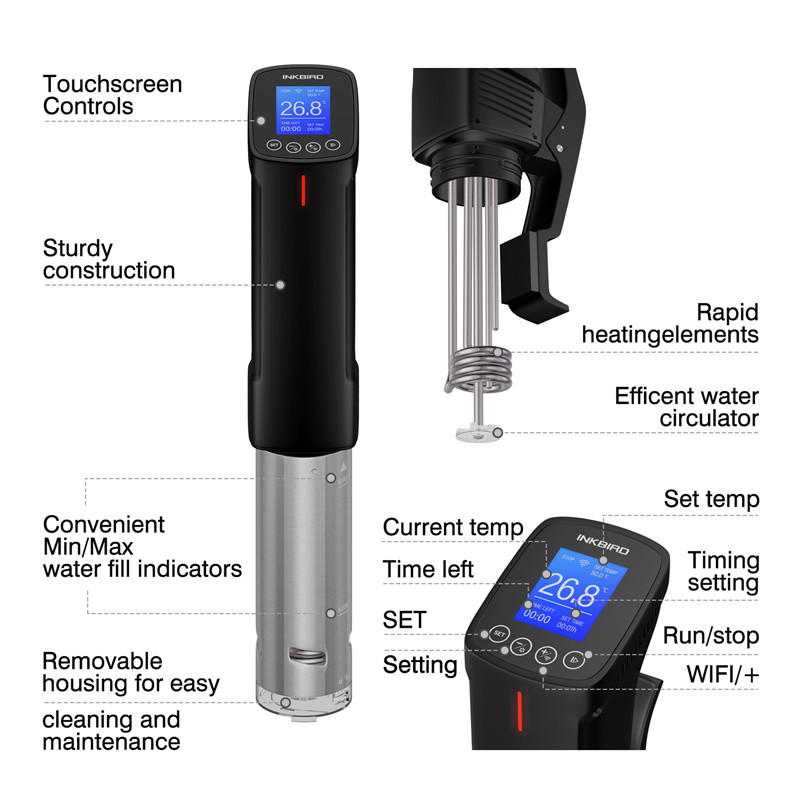 Погружной термостат INKBIRD с  – обзор и цена Digital Sous Vide Precision Cooker