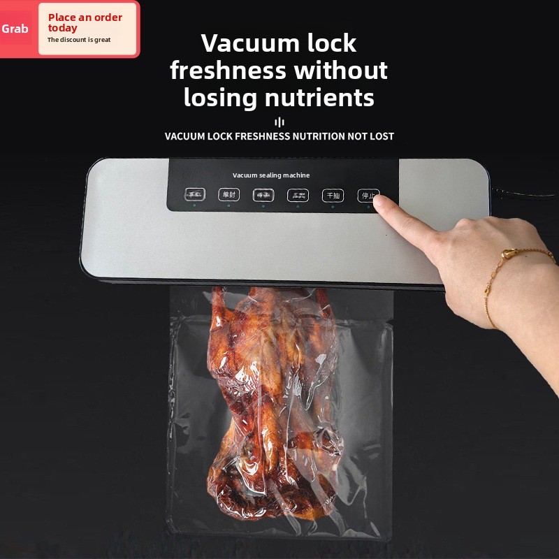 Вакуумная упаковка, компрессор – обзор и цена Food Vacuum Sealer Machine
