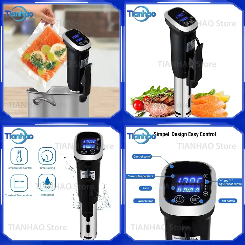Водонепроницаемый (IPX7) преци – обзор и цена Digital Sous Vide Precision Cooker