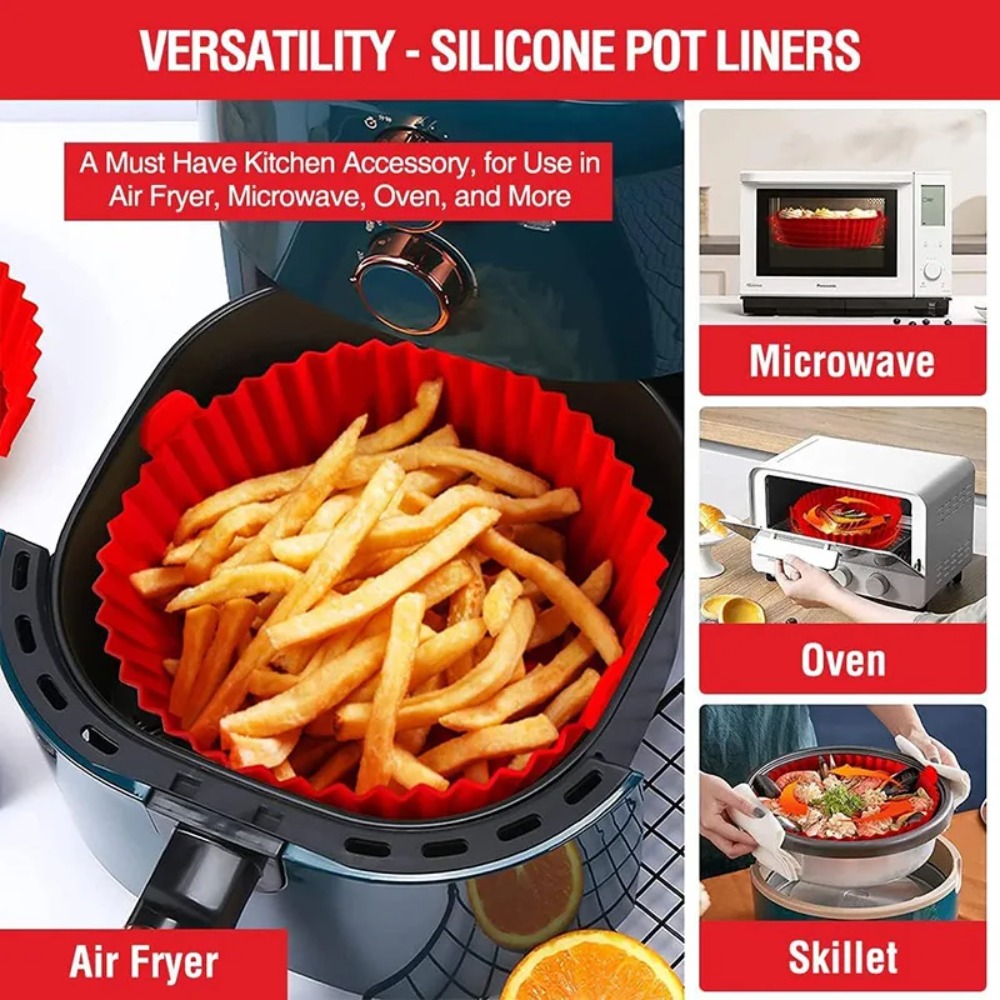 Силиконовая корзина для аэрофр – обзор и цена Air Fryer Silicone Pot Liner