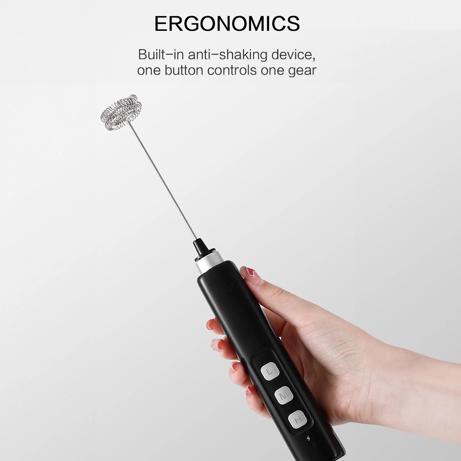 USB-перезаряжаемый ручной вспе – обзор и цена Electric Milk Frother Handheld