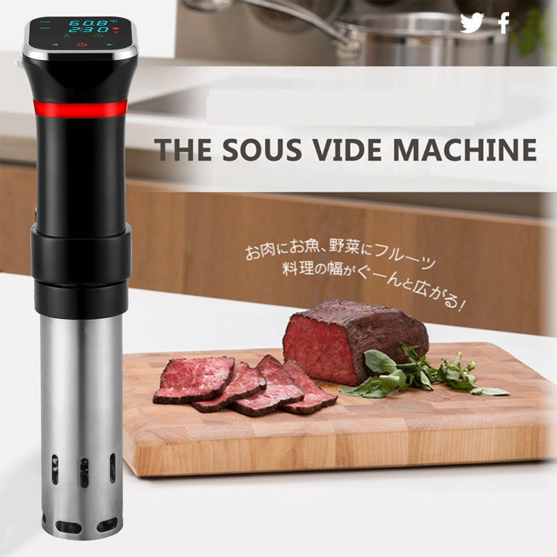 Погружной термостат с ЖК-диспл – обзор и цена Digital Sous Vide Precision Cooker