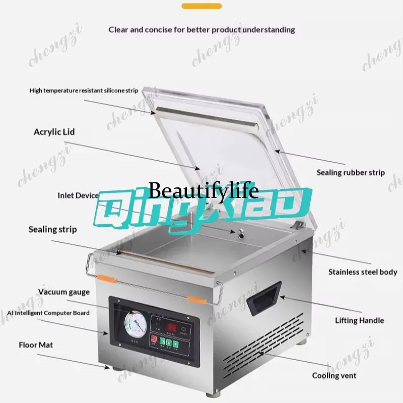 Коммерческий автоматический ва – обзор и цена Food Vacuum Sealer Machine